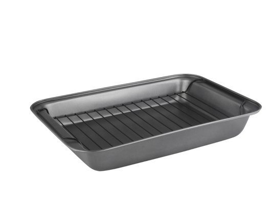 Форма для выпечки металлическая MALLONY R-055 с решеткой 37.5х25.5см